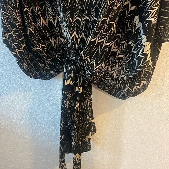 Karen Zampos Vintage Courte Blouse - Top - One Size Scoop Neck - Picture 3 of 4